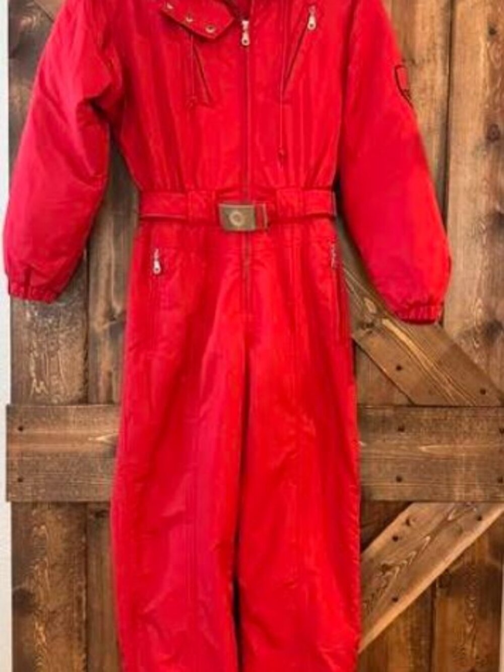 Metropolis by Couloir | Ski Jumpsuit Red Vintage 80's Womens Sz 10